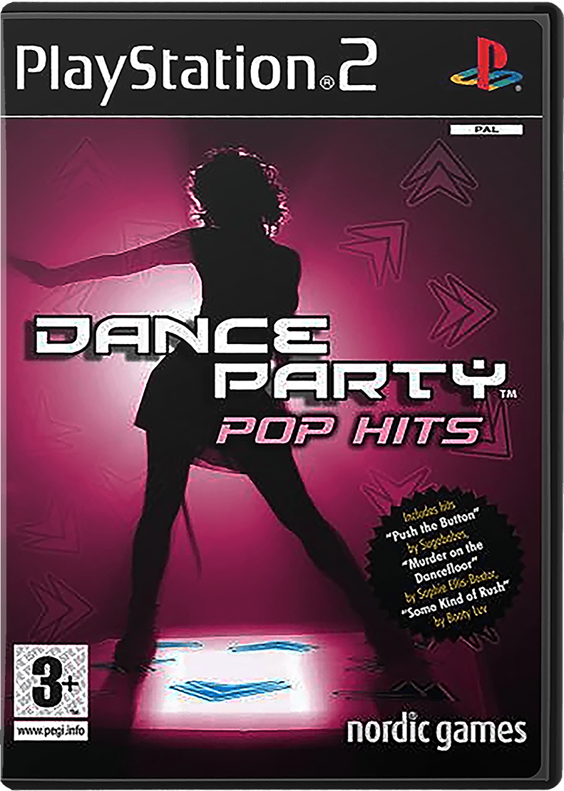 Dance Party Pop Hits box art for Playstation 2